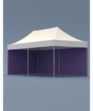 Tente pliante publicitaire 6 x 3 m — aluminium Tonnelles et tentes publicitaire