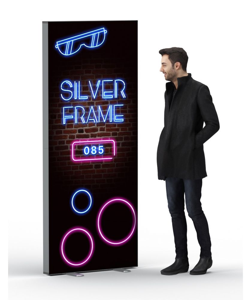 Caisson lumineux Silverframe 85 x 200 cm