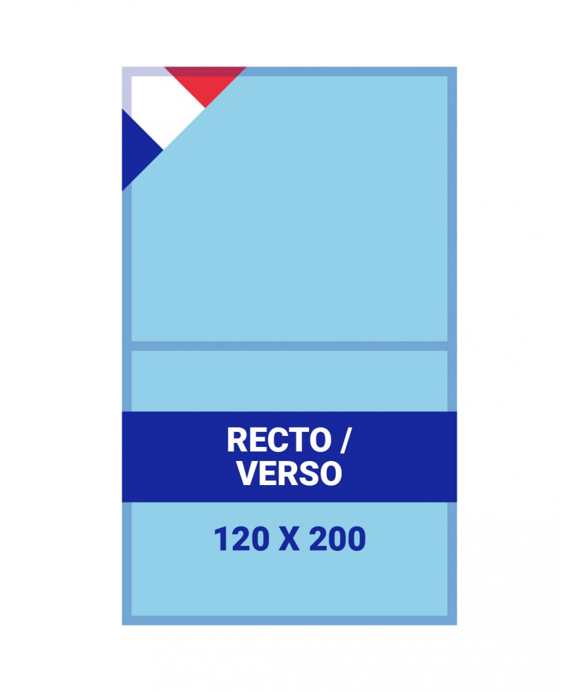 Supports de communication - Impression R°V° 120x200cm | PRINTECOM