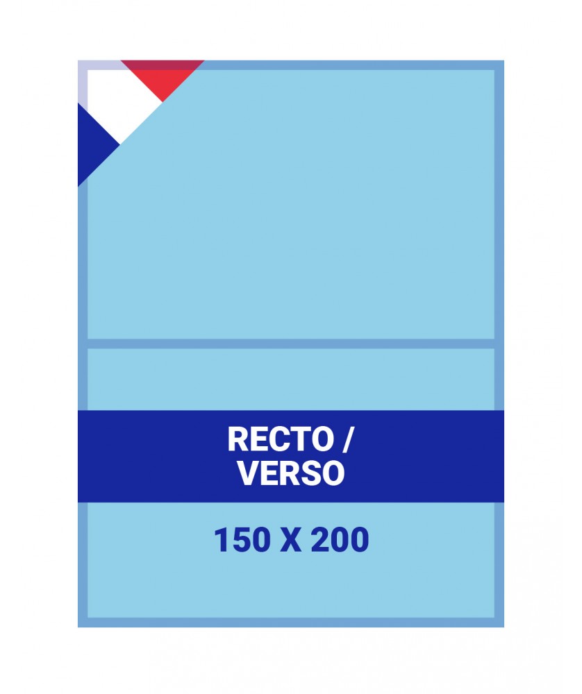 Supports de communication - Impression R°V° 150x200cm | PRINTECOM
