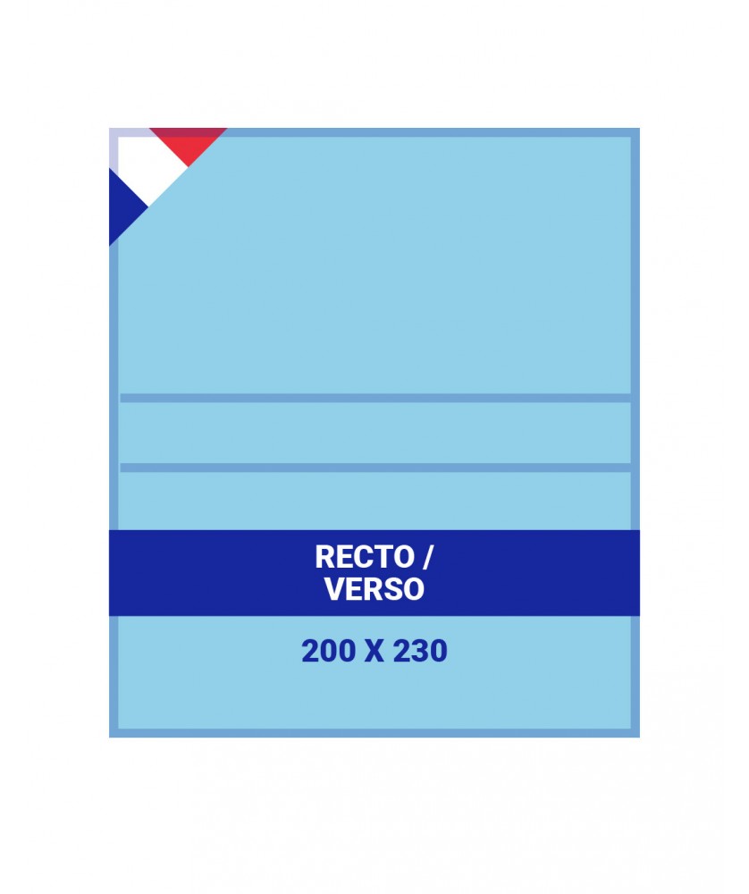 Supports de communication - Impression R°V° 200x230cm | PRINTECOM