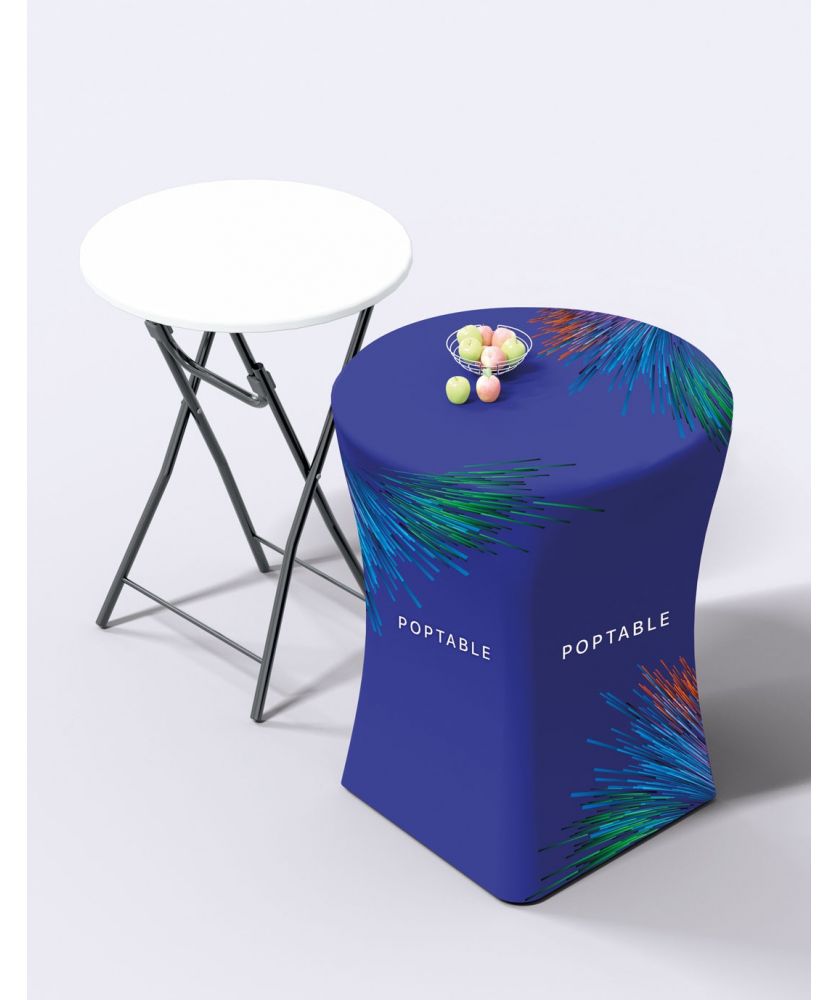 Mange-debout pliant personnalisé Poptable 80 x 110 cm