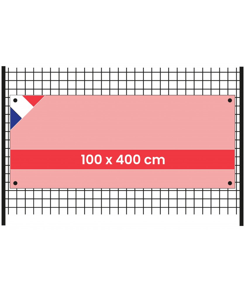 Bâches et banderoles - pBanderole 100x400cm en Intissée 120 g/m²/p | PRINTECOM