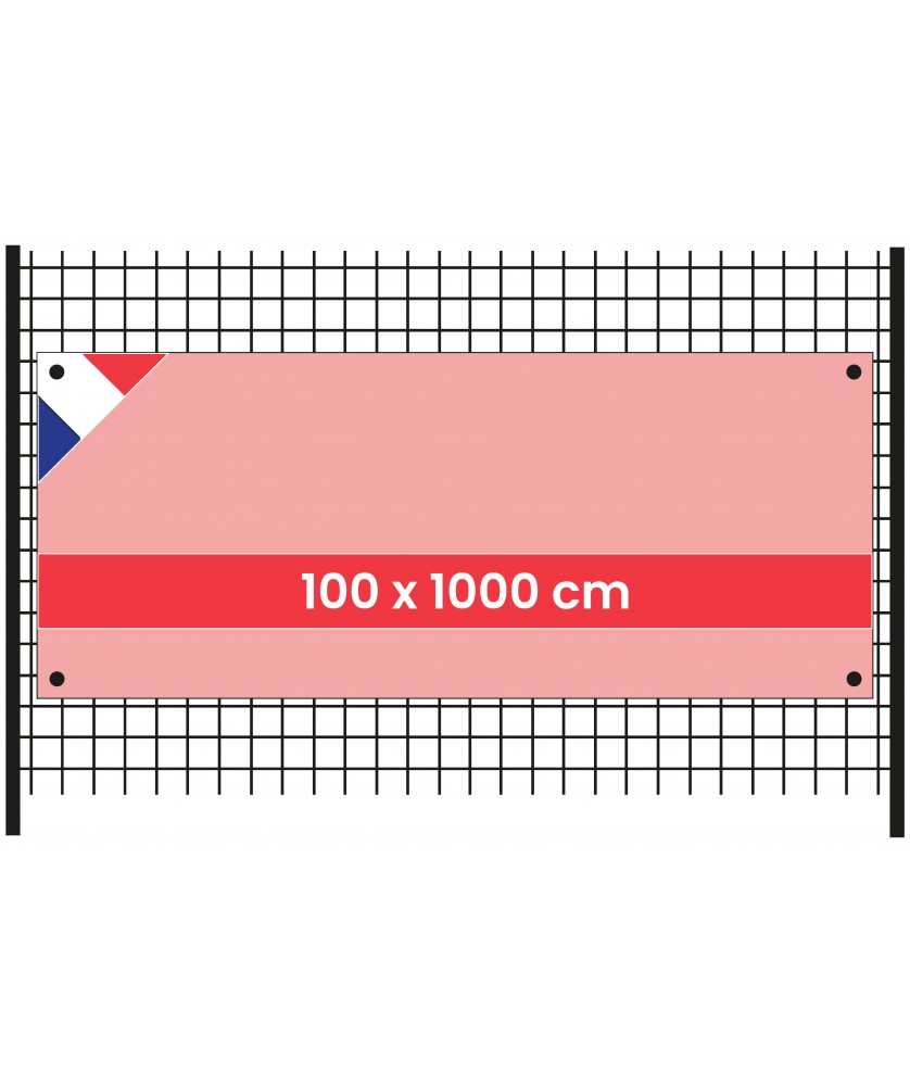 Bâches et banderoles - Banderole 100x1000cm Intissée 180 g/m² | PRINTECOM