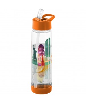 Bouteilles et gourdes - Bidon Tutti frutti avec infuseur 740ml | PRINTECOM