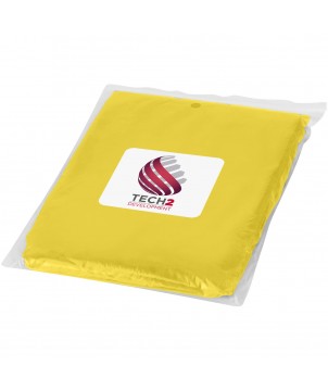 Ponchos - Poncho jetable pour la pluie avec pochette de rangement Ziva | PRINTECOM