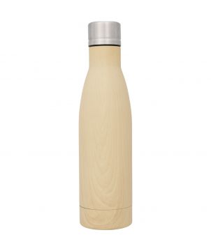 Bouteille isotherme personnalisée effet bois 500 ml Vasa Bouteilles isothermes publicitaire