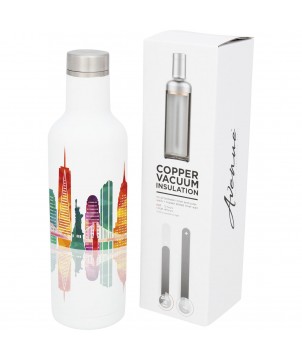 Bouteilles isothermes - Bouteille Pinto avec isolation par le vide et couche de cuivre 750ml | PRINTECOM