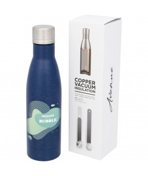 Bouteilles isothermes - Bouteille isotherme Vasa tachetée sous vide avec couche de cuivre de 500 ml | PRINTECOM