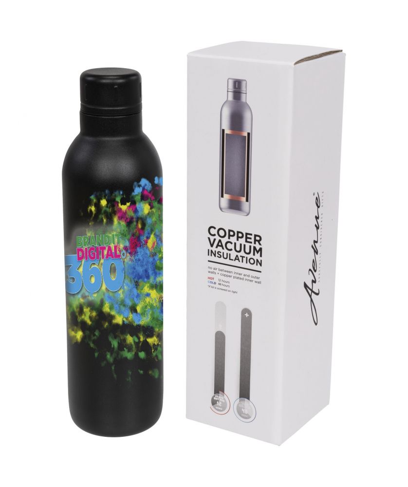 Bouteille de sport isotherme personnalisée inox 510 ml Odin Gourdes de sport publicitaire