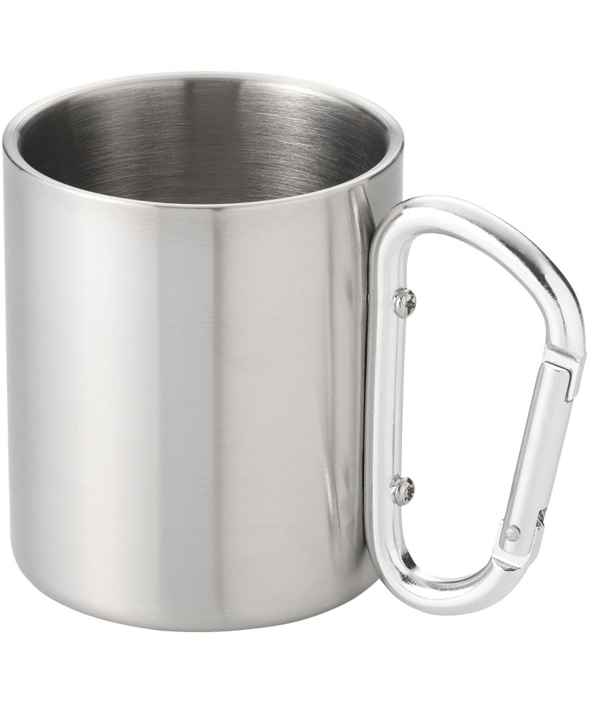 Mugs isothermes - Mug isolant Alpes avec mousqueton 200ml | PRINTECOM
