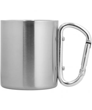 Mug isotherme personnalisé à mousqueton 200 ml Alpes Mugs isothermes publicitaire