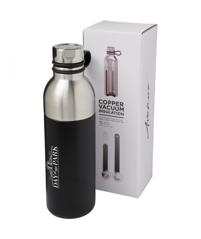 Gourdes de sport - Bouteille de sport 590ml avec isolation par le vide et couche de cuivre Koln | PRINTECOM