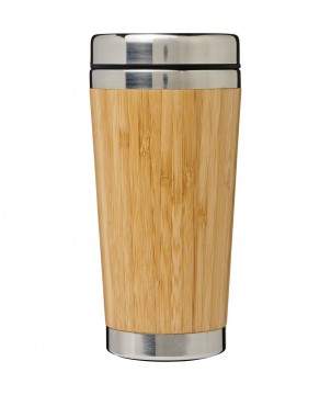 Gobelets et mugs - Gobelet 450ml avec extérieur en bambou Bambus | PRINTECOM