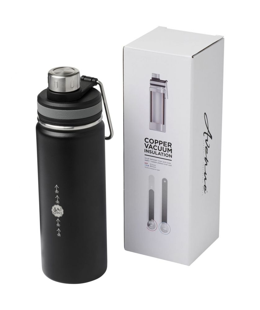 Bouteille de sport isotherme personnalisée inox 590 ml Gessi Gourdes de sport publicitaire