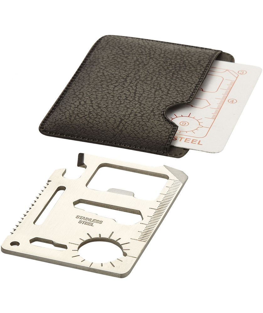 Carte multifonction 15 outils format poche personnalisée Saki Outils publicitaire