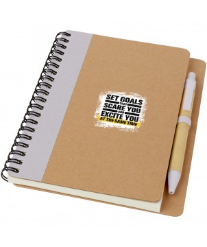 Carnets - Carnet de notes recyclé avec stylo Priestly | PRINTECOM