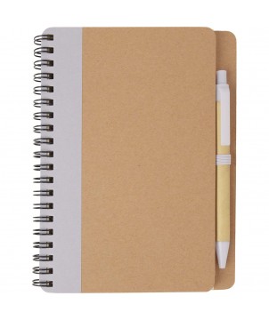 Carnets - Carnet de notes recyclé avec stylo Priestly | PRINTECOM