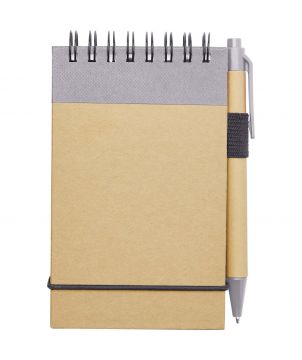 Bloc-notes A7 recyclé avec stylo personnalisé Zuse Blocs-Notes publicitaire