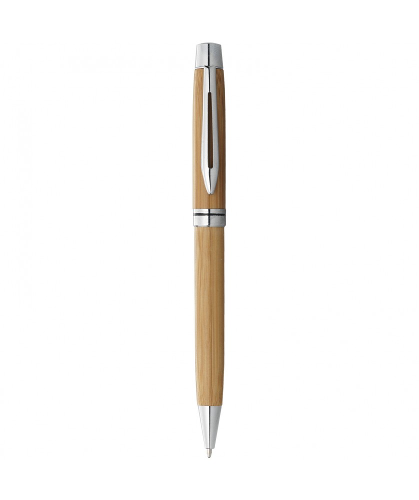 Stylo bille en bambou personnalisé Jakarta (encre noire) Stylos publicitaire
