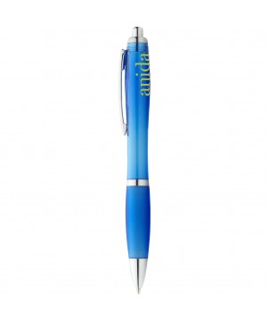 Stylo bille publicitaire Nash design incurvé (encre noire) Stylos publicitaire