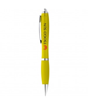 Stylo bille publicitaire Nash design incurvé (encre noire) Stylos publicitaire