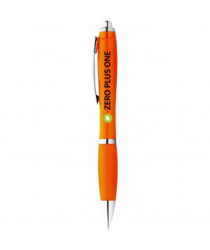 Stylo bille publicitaire Nash design incurvé (encre noire) Stylos publicitaire