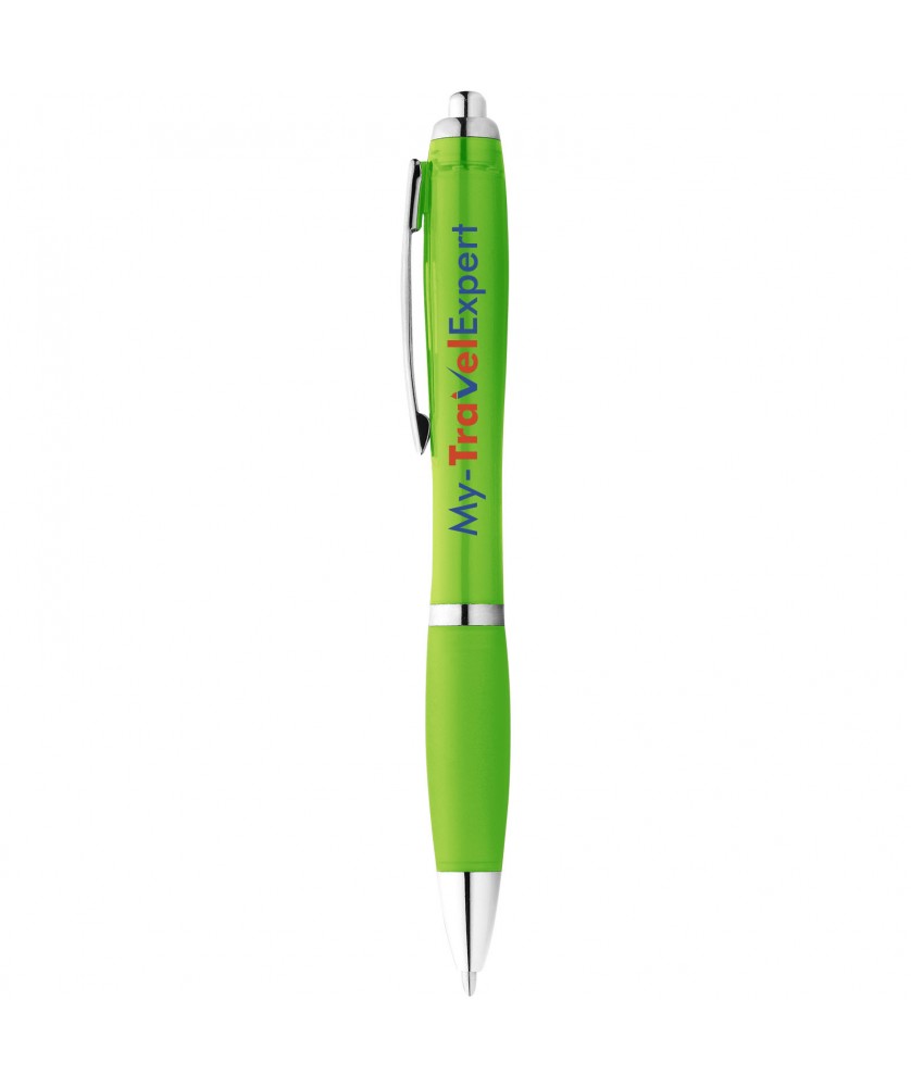 Stylo bille publicitaire Nash design incurvé (encre noire) Stylos publicitaire