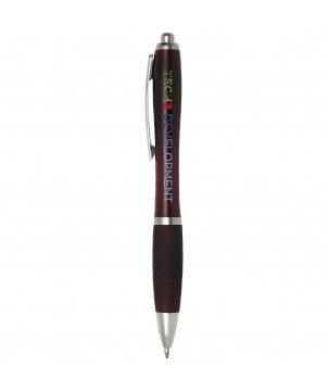 Stylo bille publicitaire Nash design incurvé (encre noire) Stylos publicitaire