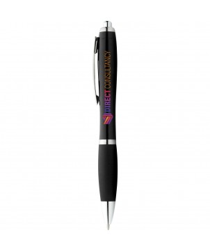 Stylo bille publicitaire Nash design incurvé (encre noire) Stylos publicitaire