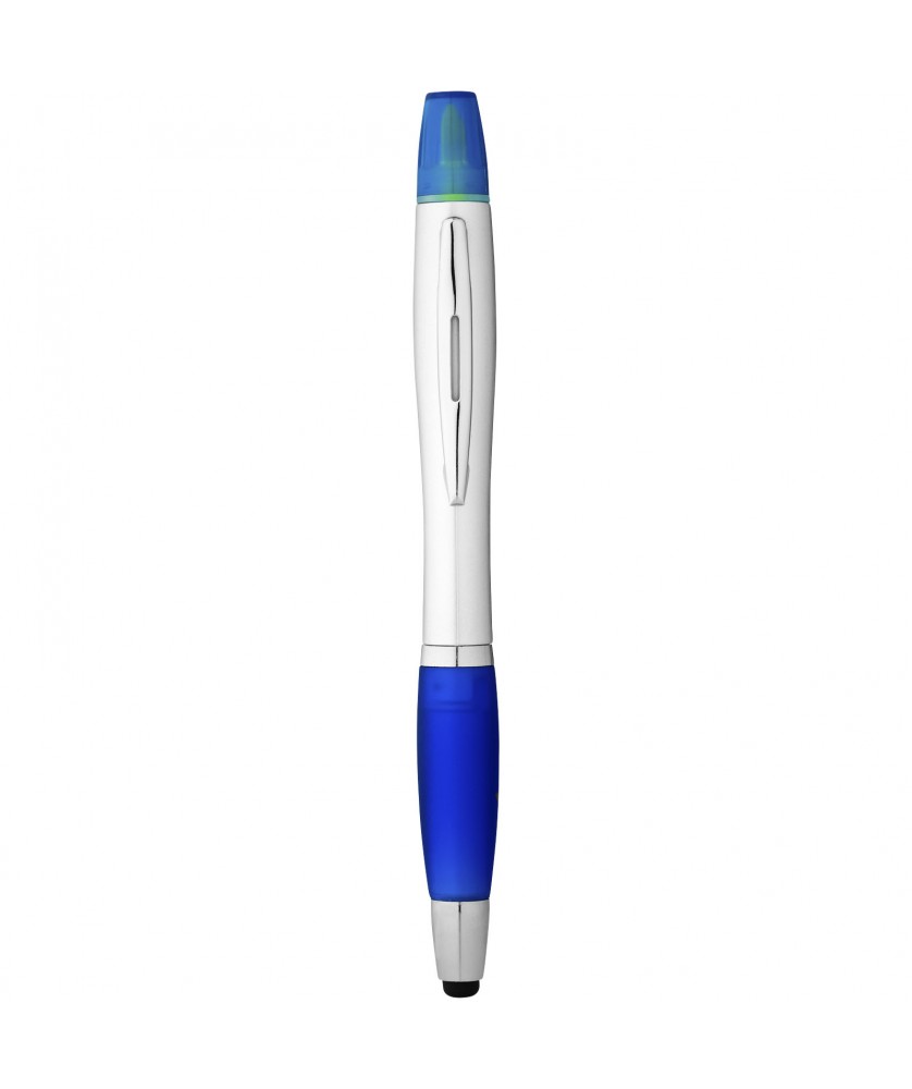 Stylo bille stylet et surligneur Nash personnalisé (encre noire) Stylos publicitaire