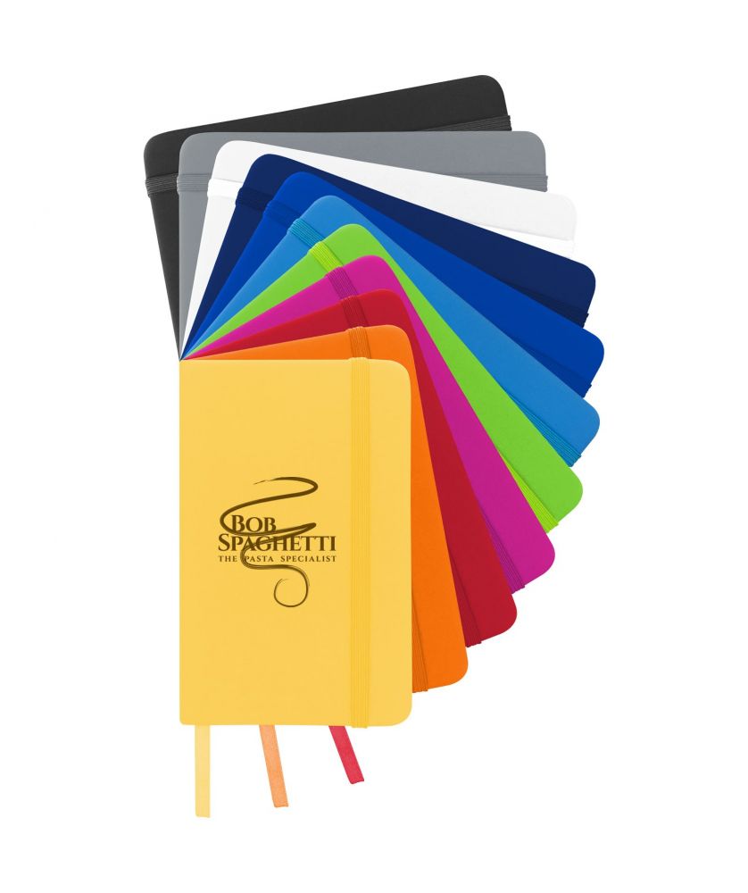 Carnet A6 à couverture rigide personnalisé Spectrum Carnets publicitaire