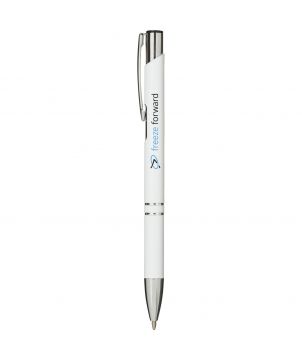 Stylo bille en aluminium personnalisé Moneta (encre bleue) A trier publicitaire