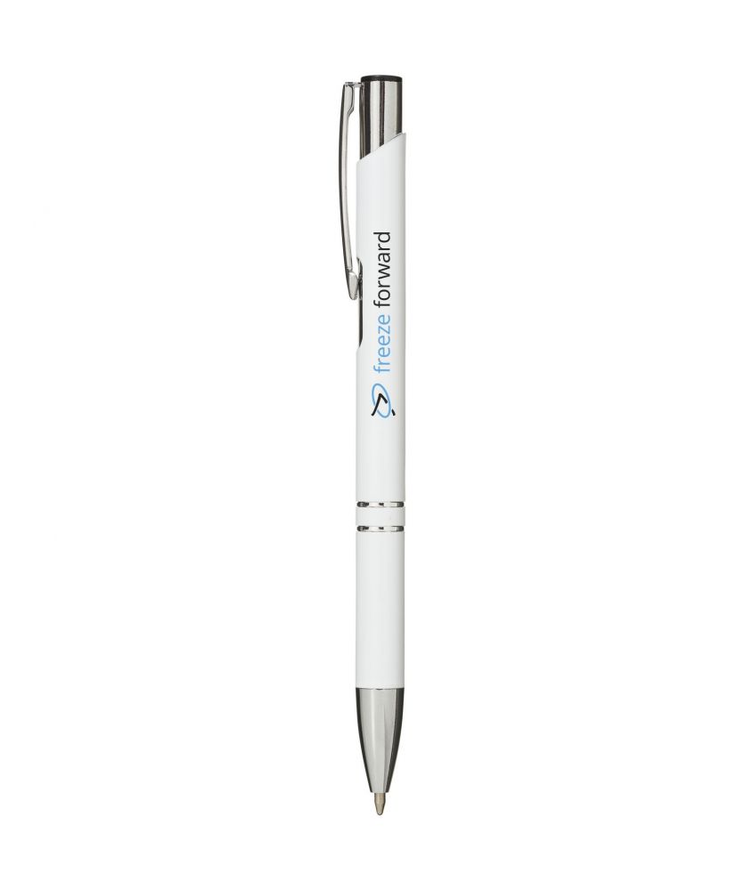 Stylo bille en aluminium personnalisé Moneta (encre bleue) A trier publicitaire