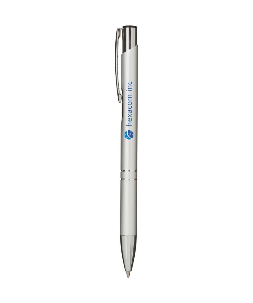 Stylo bille en aluminium personnalisé Moneta (encre bleue) A trier publicitaire