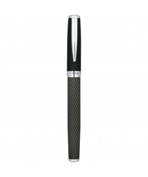 Parure stylo bille et roller finition carbone personnalisée Carbon Stylos publicitaire