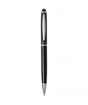 Stylo bille stylet rotatif personnalisé Lento (encre noire) Stylos publicitaire