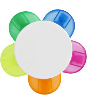 Surligneur 5 couleurs forme fleur personnalisé Flower