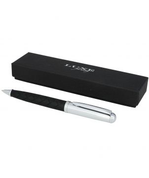 Stylo bille détails cuir...