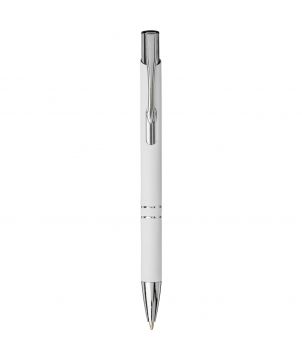 Stylo bille soft-touch personnalisé Moneta (encre noire) Stylos publicitaire