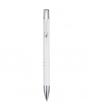 Stylo bille en aluminium personnalisé Moneta (encre noire) Stylos publicitaire