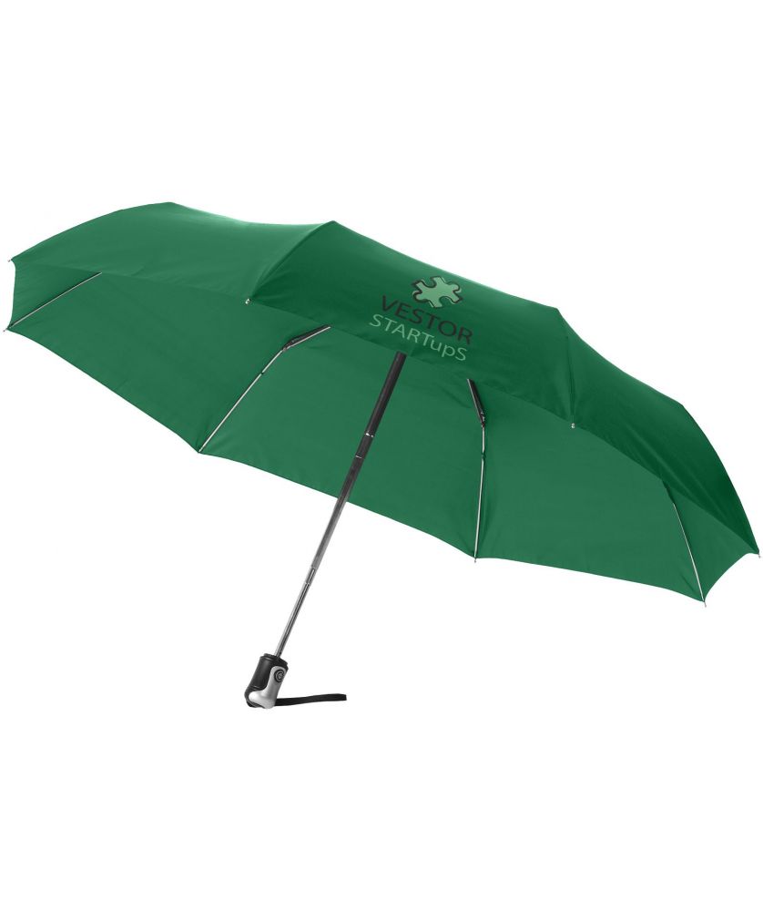 Parapluie pliable personnalisé automatique Alex 21,5 pouces Parapluies publicitaire