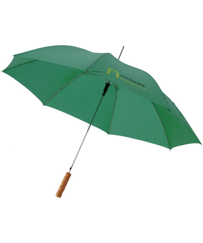 Parapluie personnalisé automatique poignée bois Lisa 23 pouces