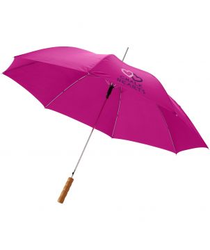 Parapluie personnalisé automatique poignée bois Lisa 23 pouces