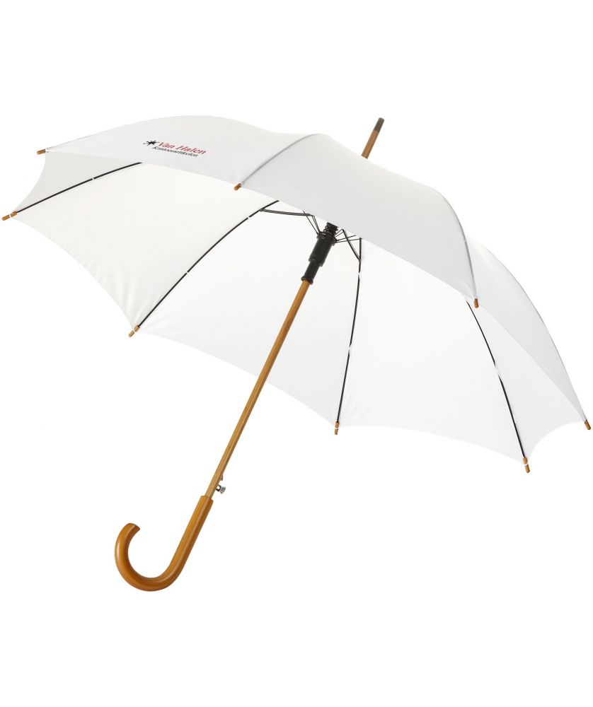 Parapluie personnalisé automatique bois Kyle 23 pouces Parapluies publicitaire