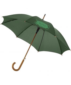 Parapluie personnalisé automatique bois Kyle 23 pouces Parapluies publicitaire