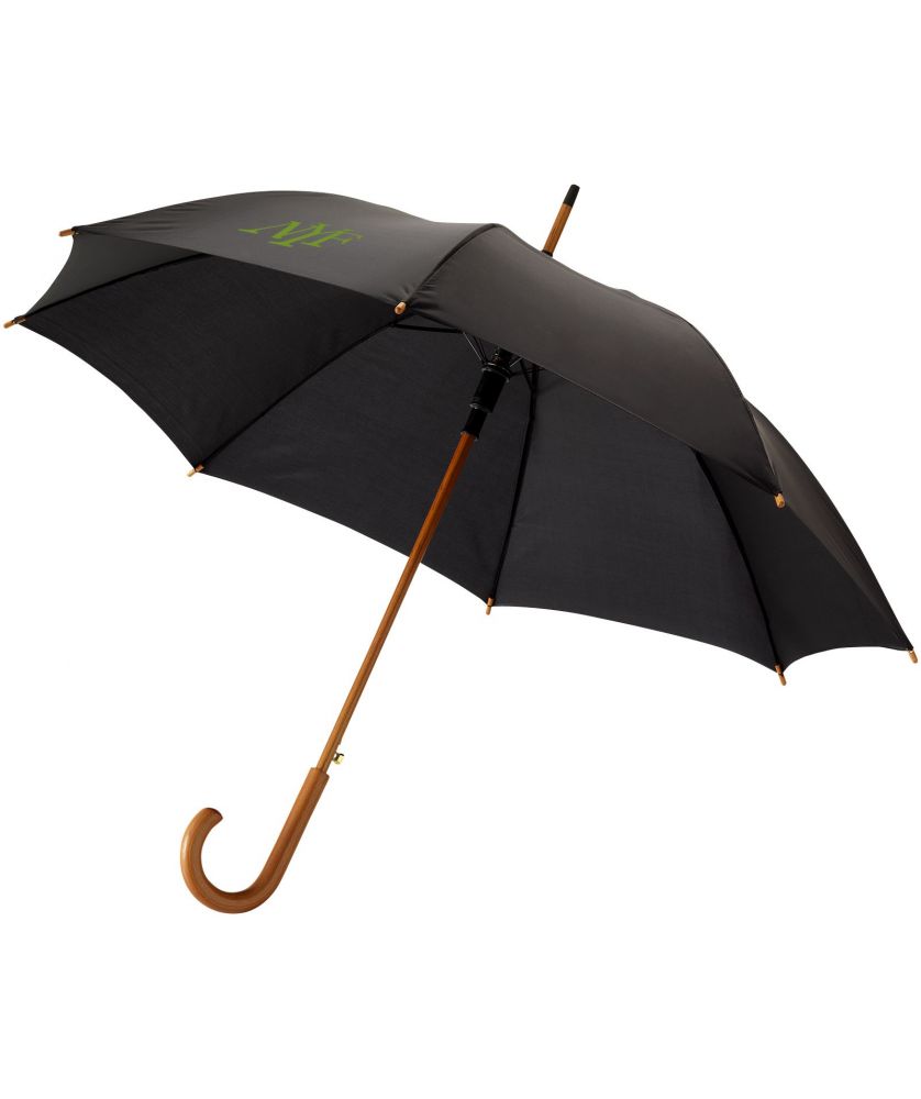 Parapluie personnalisé automatique bois Kyle 23 pouces Parapluies publicitaire