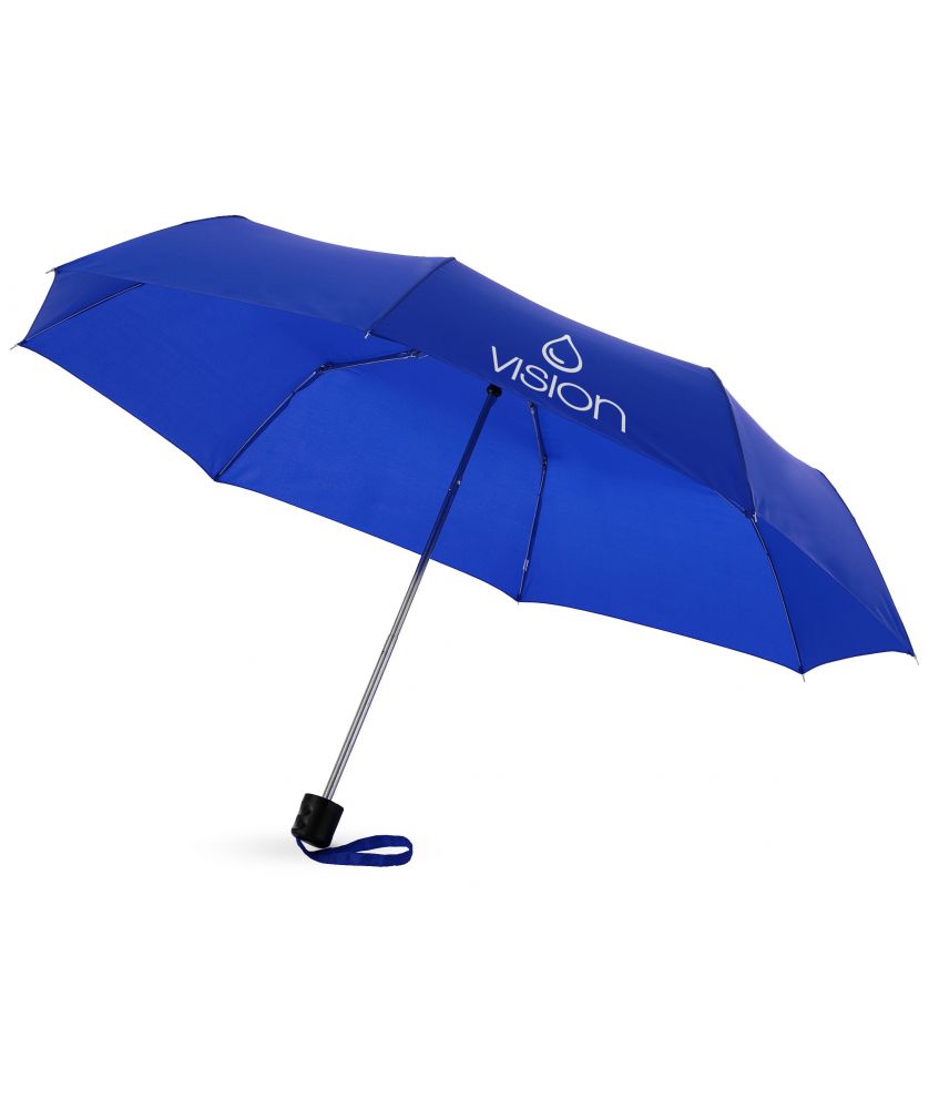 Parapluie pliable personnalisé Ida 21,5 pouces Parapluies publicitaire
