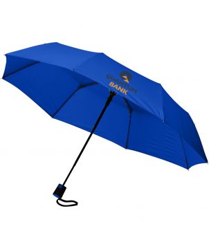 Parapluie pliable personnalisé automatique Wali 21 pouces Parapluies publicitaire
