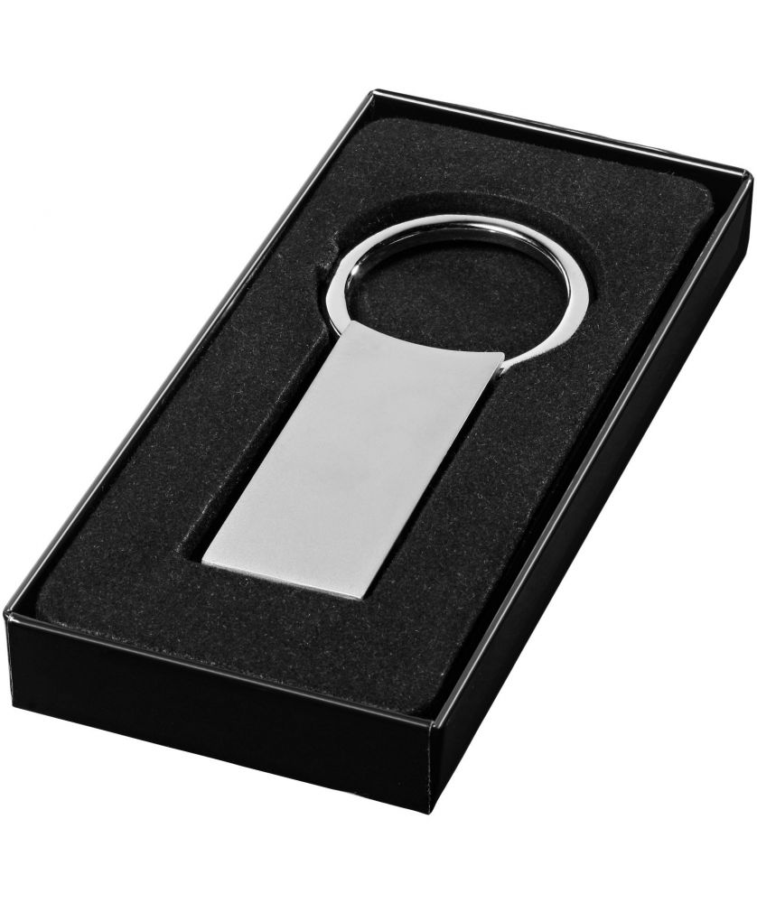 Porte-clés rectangulaire en coffret personnalisé Omar